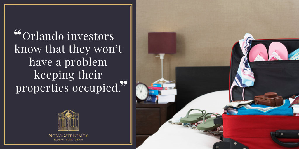Orlando investors know that they won’t have a problem keeping their properties occupied.